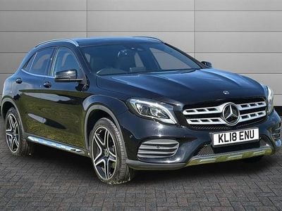 Used Mercedes GLA220 AMG line 177 HP (130 kW) 2018 Cosmos black SUV