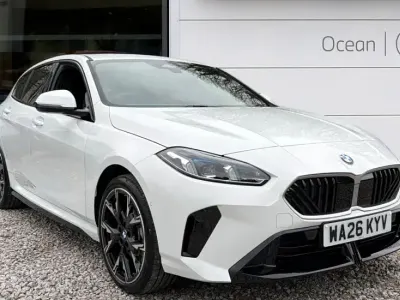 Used BMW 120 M Sport 168 HP (123 kW) 2026 White Hatchback