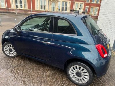 Used Fiat 500 Lounge 2019 Blue Hatchback