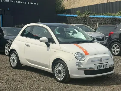 Used Fiat 500 Lounge 69 HP (50 kW) 2013 White Hatchback