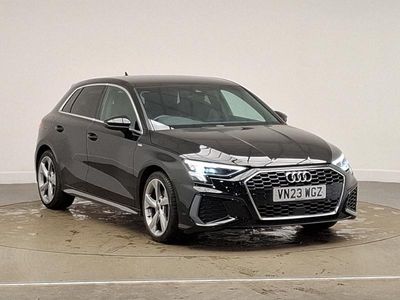 Used Audi A3 S-Line 110 HP (80 kW) 2023 Black Sedan
