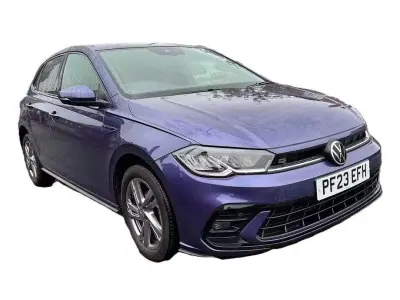 Used VW Polo R-line 95 HP (69 kW) 2023 Purple Hatchback