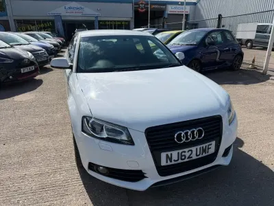 Used Audi A3 Sportback Black Edition 170 HP (125 kW) 2012 White Hatchback