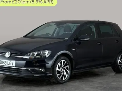Used VW Golf VII Match 150 HP (110 kW) 2019 Black Hatchback
