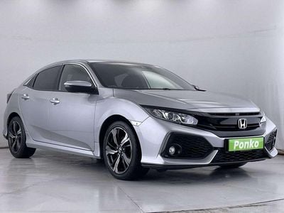 Silver Used 2018 Honda Civic SR Hatchback | £9,950 (Fair price)