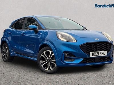 Blue Used 2021 Ford Puma Hatchback | £14,536 (Fair price)
