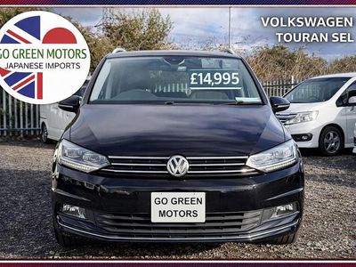 Begagnad VW Touran SEL 140 HK (102 kW) 2016 Svart Minibuss