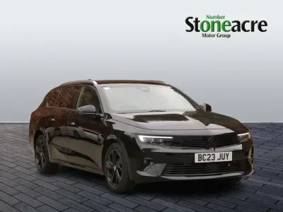 Used Vauxhall Astra S 130 HP (95 kW) 2023 Black Estate