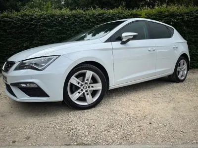 Used Seat Leon FR 150 HP (110 kW) 2019 White Hatchback