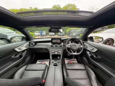 Used Mercedes C220 AMG line 2018 Black Coupe