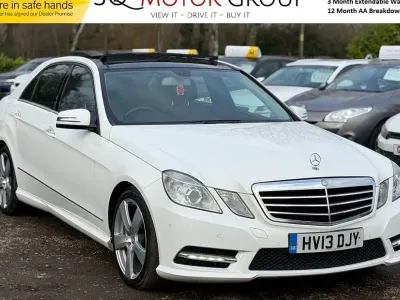 Used Mercedes E300 2013 White Sedan
