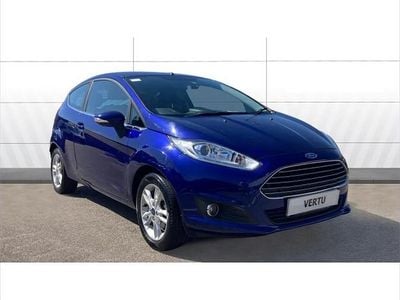 Used Ford Fiesta Zetec 100 HP (73 kW) 2017 Blue Hatchback