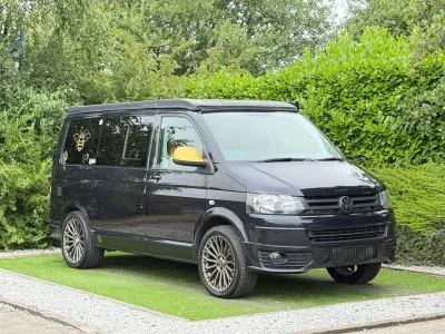 Used VW T5 Highline 102 HP (75 kW) 2015 Black Van