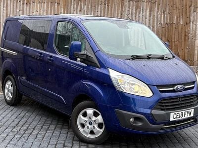 Used Ford Transit Custom Limited 130 HP (95 kW) 2018 Blue Estate