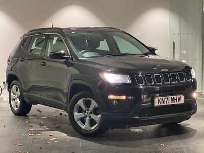 Brilliant black Used 2021 Jeep Compass Longitude SUV | £12,995 (Fair price)