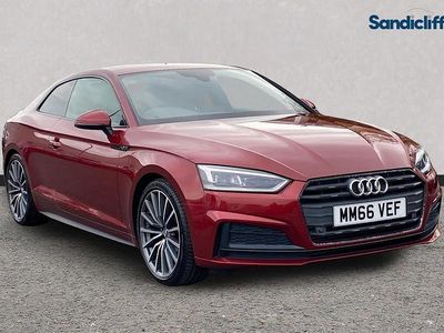 Used Audi A5 Advanced 190 HP (139 kW) 2016 Red Coupe