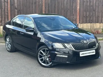 Used Skoda Octavia vRS 184 HP (135 kW) 2018 Black Hatchback