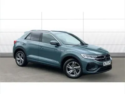Used VW T-Roc R-line 150 HP (110 kW) 2023 Blue SUV