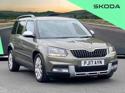 Used Skoda Yeti SE 110 HP (80 kW) 2017 Green SUV