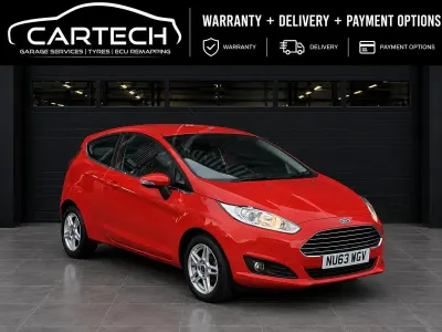 Used Ford Fiesta Zetec 2013 Red Hatchback