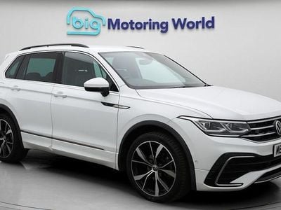 White Used 2022 VW Tiguan R-line SUV | £23,200 (Good price)