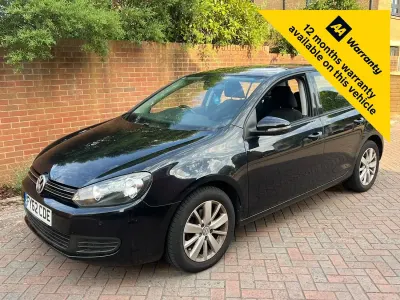 Used VW Golf VII Match 120 HP (88 kW) 2012 Black Hatchback