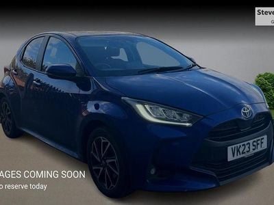 Used Toyota Yaris Hybrid Design 2023 Blue Hatchback