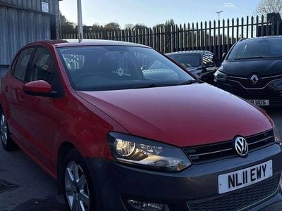 Used VW Polo SE 75 HP (55 kW) 2011 Red Hatchback