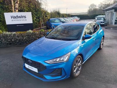 Blue Used 2022 Ford Focus ST-Line Hatchback | £14,495 (Fair price)