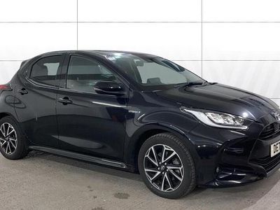 Black Used 2021 Toyota Yaris Hybrid Design Hatchback | £16,564 (Fair price)