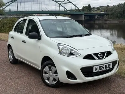 Used Nissan Micra Visia 80 HP (58 kW) 2015 White Hatchback
