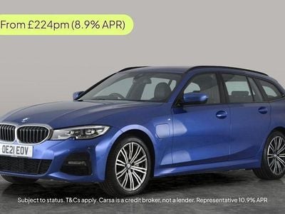 Blue Used 2021 BMW 330e M Sport Estate | £14,892 (Good price)