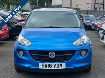 Used Vauxhall Adam 69 HP (50 kW) 2016 Blue Hatchback