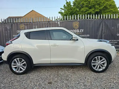 Used Nissan Juke Acenta Premium 117 HP (86 kW) 2015 White SUV