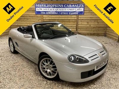 Silver Used 2003 MG F Cabriolet | £6,995 (Expensive)