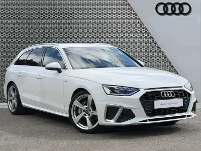 Used Audi A4 S-Line 200 HP (147 kW) 2024 White Estate
