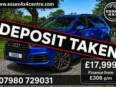 Used Audi Q7 S-Line 218 HP (160 kW) 2017 Blue SUV