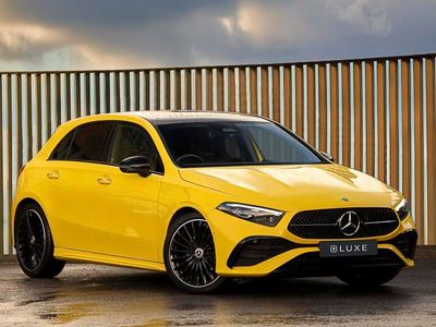 Yellow Used 2023 Mercedes A200 Exclusive Hatchback | £28,898