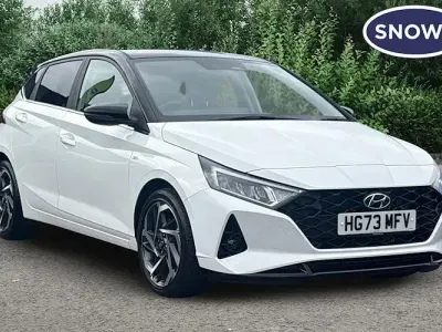 Begagnad Hyundai i20 Ultimate 101 HK (74 kW) 2023 Vit Halvkombi