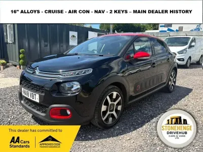Used Citroën C3 Flair 82 HP (60 kW) 2018 Black Hatchback