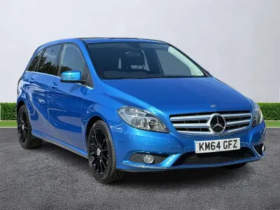Used Mercedes B180 SE 109 HP (80 kW) 2014 Blue Hatchback