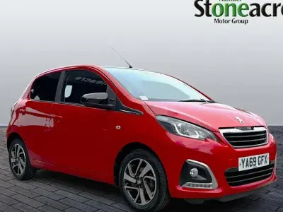 Used Peugeot 108 Allure 72 HP (52 kW) 2020 Red Hatchback