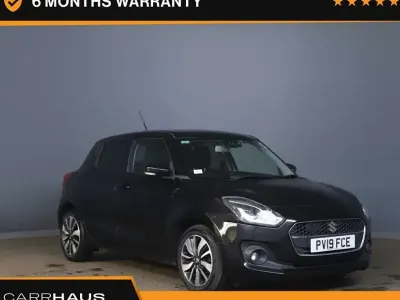 Begagnad Suzuki Swift SZ5 111 HK (81 kW) 2019 Svart Halvkombi