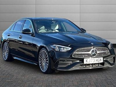 Used Mercedes C300 AMG Line Premium 258 HP (189 kW) 2024 Obsidian black Sedan