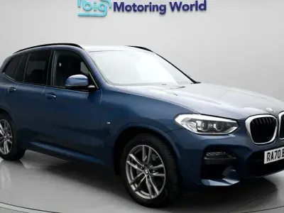 Used BMW X3 M Sport 190 HP (139 kW) 2020 Blue SUV
