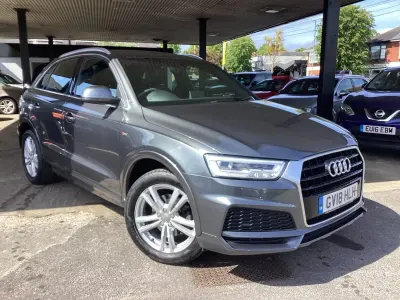 Used Audi Q3 S-Line 150 HP (110 kW) 2018 Grey SUV