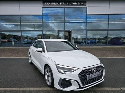 White Used 2021 Audi A3 S-Line Sedan | £18,495 (Fair price)