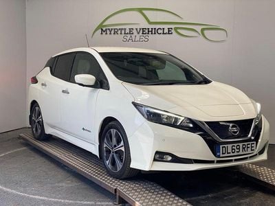 Used Nissan Leaf N-Connecta 110 kW (150 HP) 2019 White Hatchback