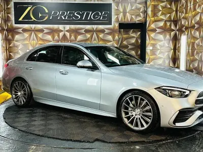 Used Mercedes C220 AMG line 200 HP (147 kW) 2022 Silver Sedan