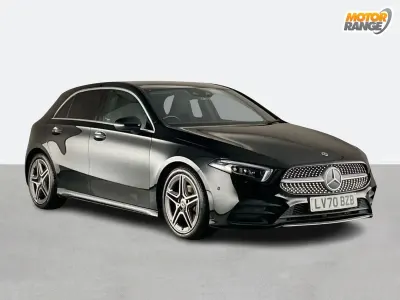 Used Mercedes A200 AMG Line Premium Plus 163 HP (119 kW) 2020 Black Hatchback